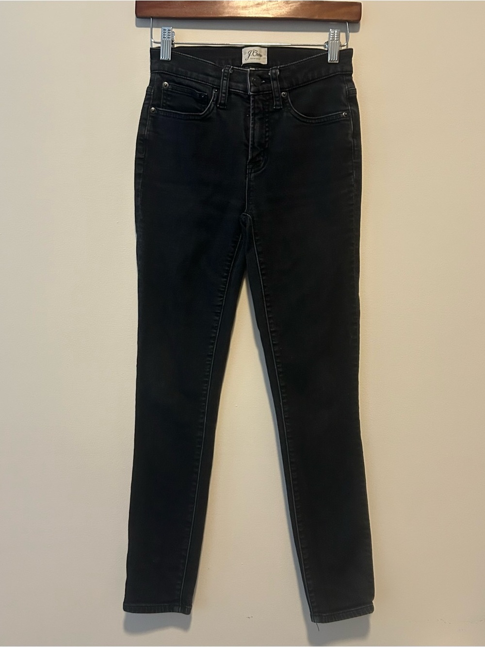 J Crew High-Rise Black Jeans - Women Size 25